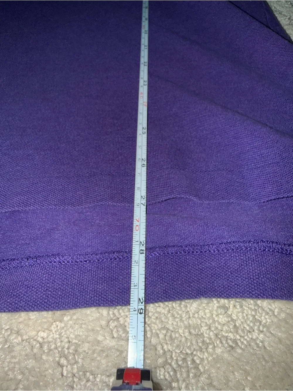 Ralph Lauren Purple Polo Shirt with Contrast Logo
